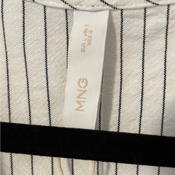 Mango Stripe Maxi Wrap Dress Size 8 - Picture 9 of 14